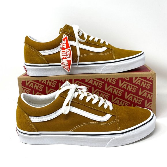 Golden Brown Canvas Low Sneaker Mens 